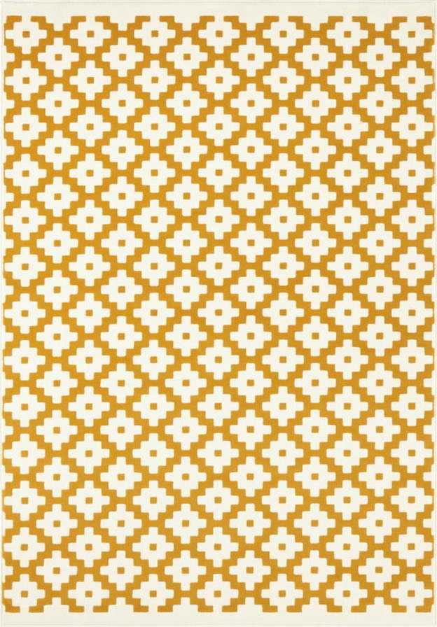 Krémovo-žlutý koberec Hanse Home Celebration Lattice