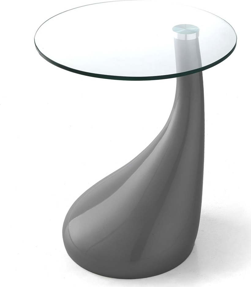 Kulatý odkládací stolek se skleněnou deskou ø 45 cm Pop - Tomasucci Tomasucci