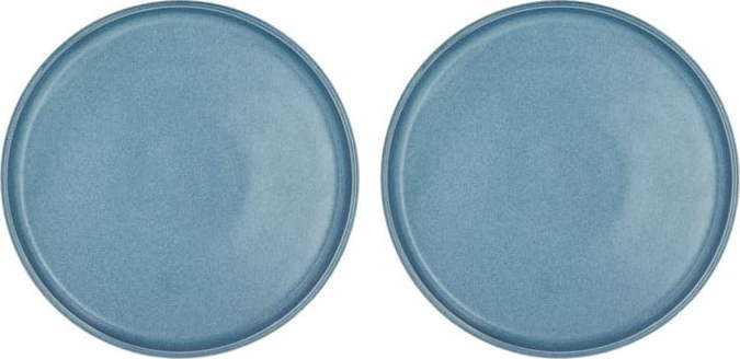 Modré dezertní porcelánové talíře v sadě 2 ks ø 20.8 cm Fjord - Villa Collection Villa Collection