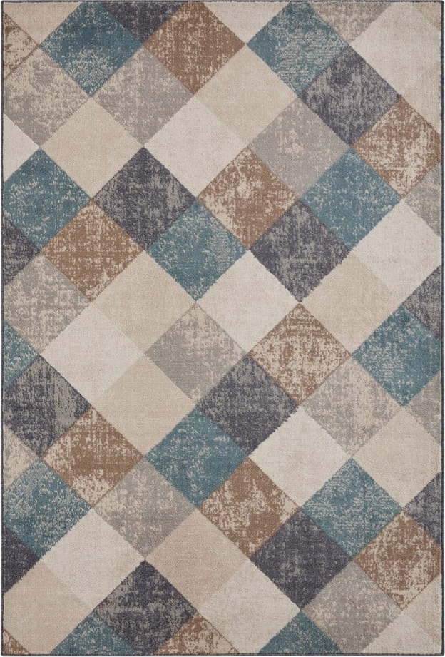 Modro-béžový koberec 235x160 cm Terrain - Hanse Home Hanse Home