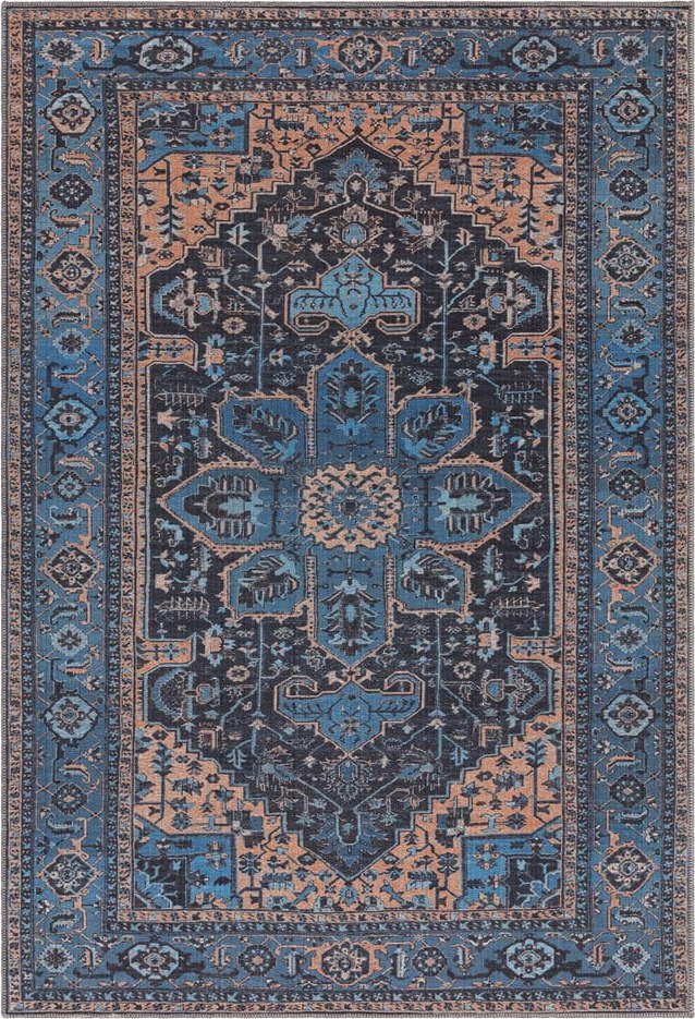 Modrý koberec 290x200 cm Kaya - Asiatic Carpets Asiatic Carpets