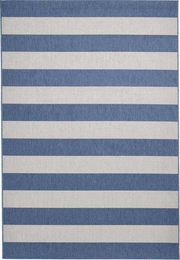 Modrý/béžový venkovní koberec 170x120 cm Santa Monica - Think Rugs Think Rugs