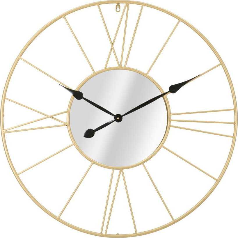 Nástěnné hodiny ve zlaté barvě Mauro Ferretti Vionae