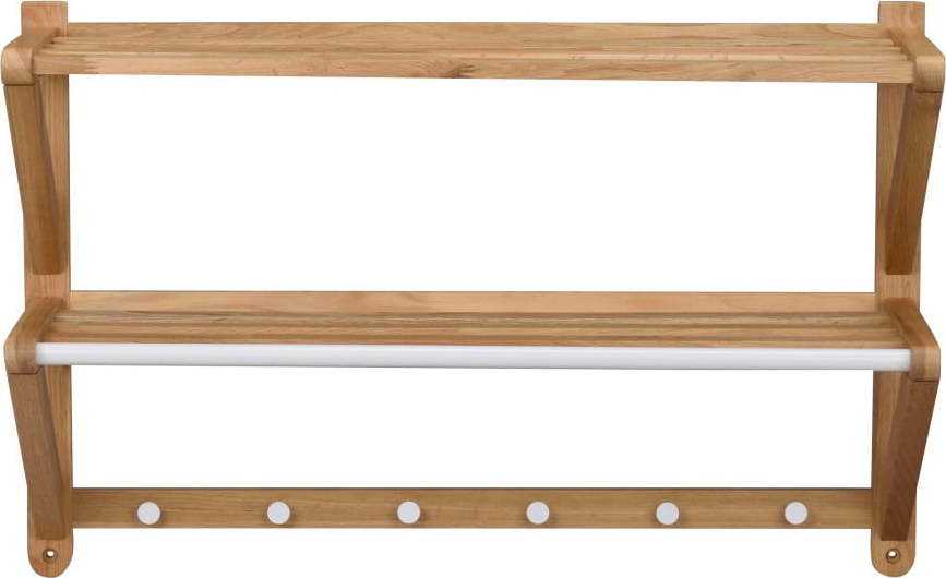 Nástěnný věšák z dubového dřeva Rowico Tran Rowico