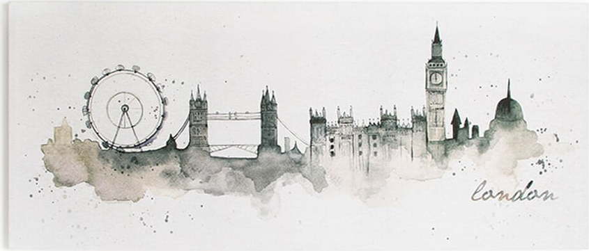 Obraz Graham & Brown London Watercolour