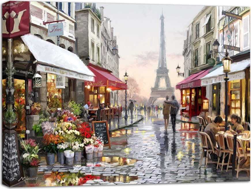 Obraz Styler Canvas Watercolor Paris I