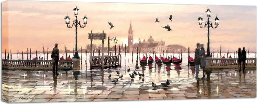 Obraz Styler Canvas Watercolor Venice