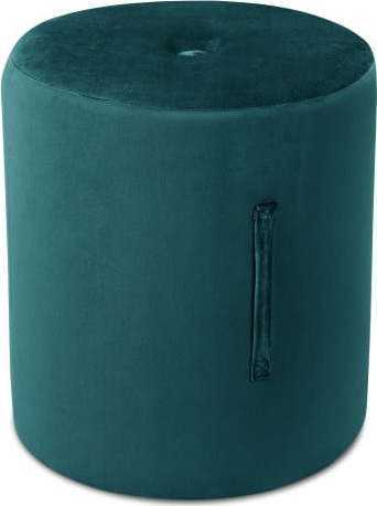 Petrolejově modrý puf Mazzini Sofas Fiore