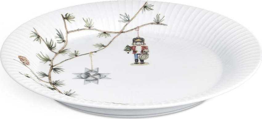 Porcelánový vánoční talíř Kähler Design Hammershoi Christmas Plate
