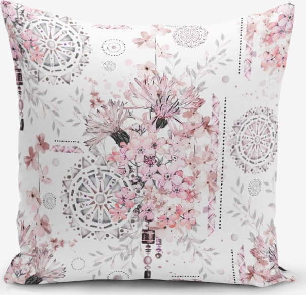 Povlak na polštář s příměsí bavlny Minimalist Cushion Covers Powder Colour Working Theme