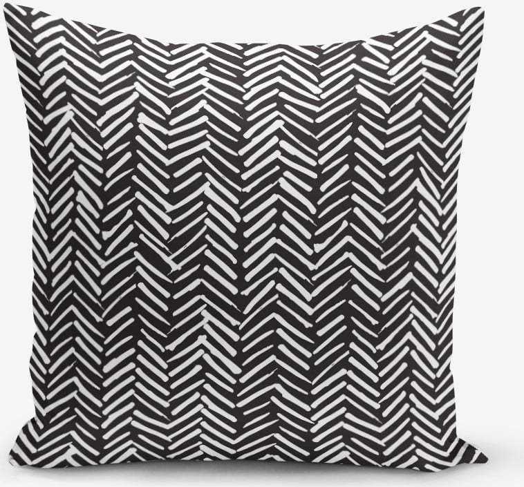 Povlak na polštář s příměsí bavlny Minimalist Cushion Covers Scandi