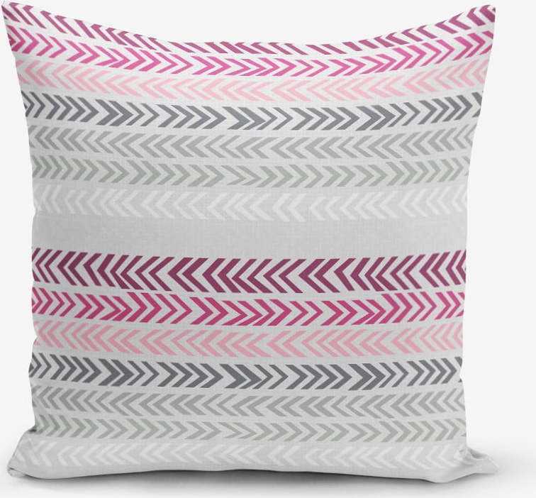 Povlak na polštář s příměsí bavlny Minimalist Cushion Covers Zig