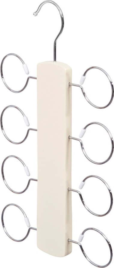 Ramínko na šály a šátky s 8 háčky Compactor Cream Compactor