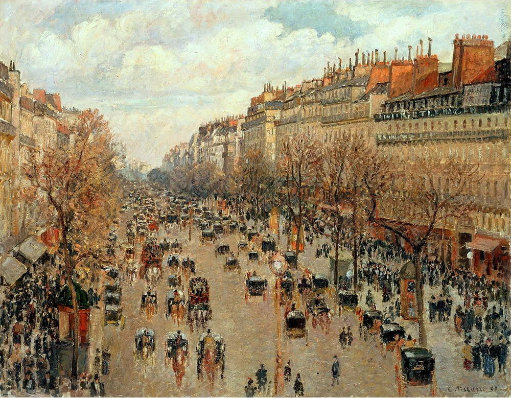 Reprodukce obrazu 90x70 cm Boulevard Montmartre - Fedkolor Fedkolor
