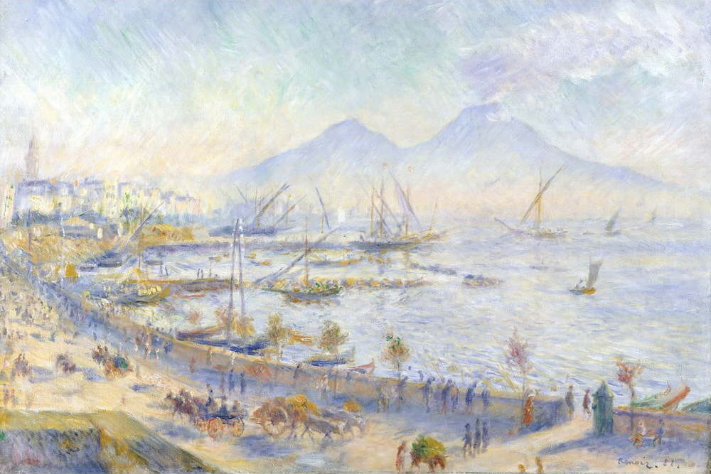 Reprodukce obrazu Auguste Renoir - The Bay of Naples
