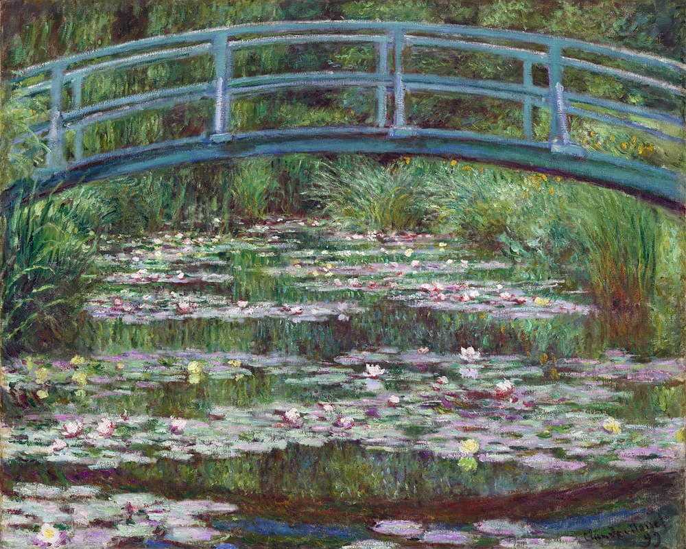 Reprodukce obrazu Claude Monet - The Japanese Footbridge