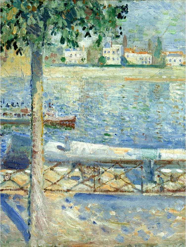 Reprodukce obrazu Edvard Munch - The Seine at Saint-Cloud