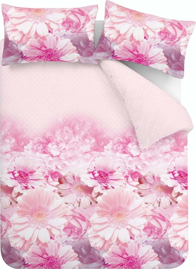 Růžové povlečení Catherine Lansfield Daisy Dreams
