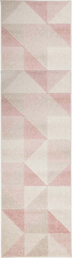 Růžový koberec Flair Rugs Urban Triangle