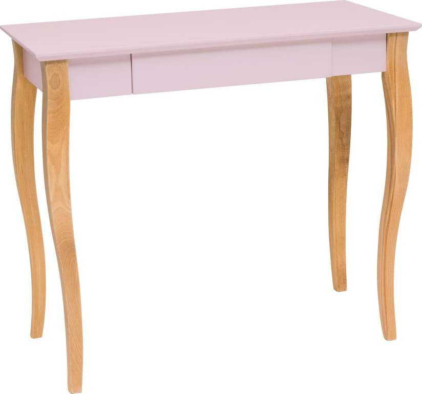 Růžový psací stůl Ragaba Lillo