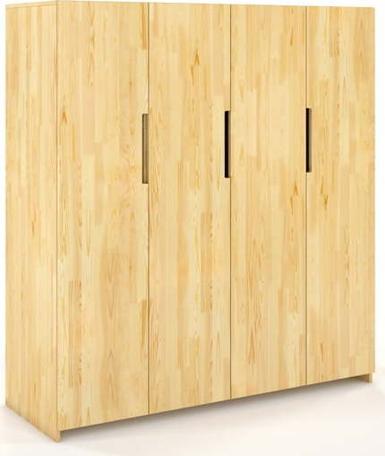 Šatní skříň z borovicového dřeva 170x180 cm Bergman - Skandica SKANDICA