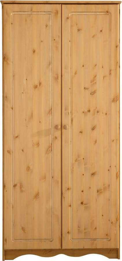 Šatní skříň z borovicového dřeva 85x181 cm Amanda - Støraa Støraa