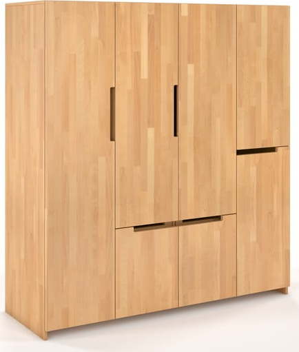 Šatní skříň z bukového dřeva 170x180 cm Bergman - Skandica SKANDICA