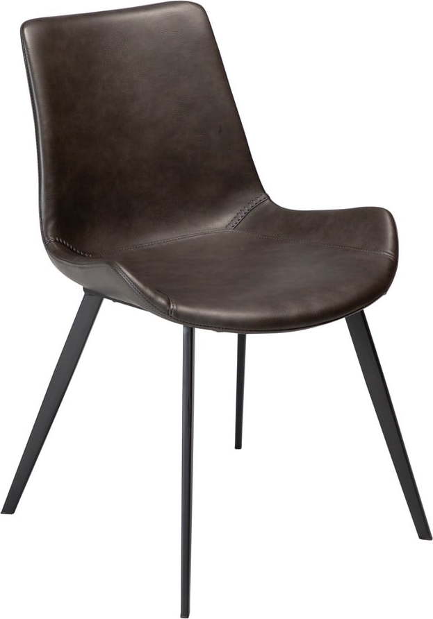 Šedá jídelní židle z imitace kůže DAN–FORM Denmark Hype ​​​​​DAN-FORM Denmark