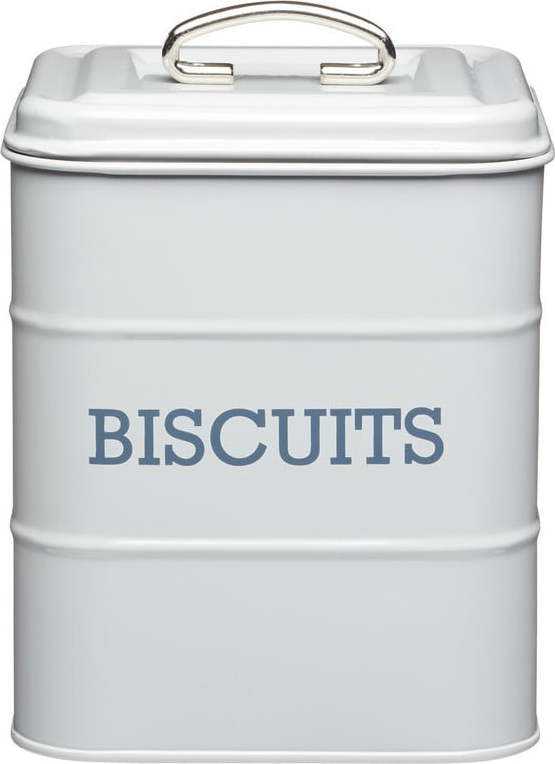 Šedá plechová dóza na sušenky Kitchen Craft Living Nostalgia Kitchen Craft
