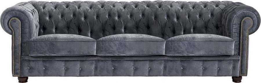 Šedá pohovka Max Winzer Norwin Velvet