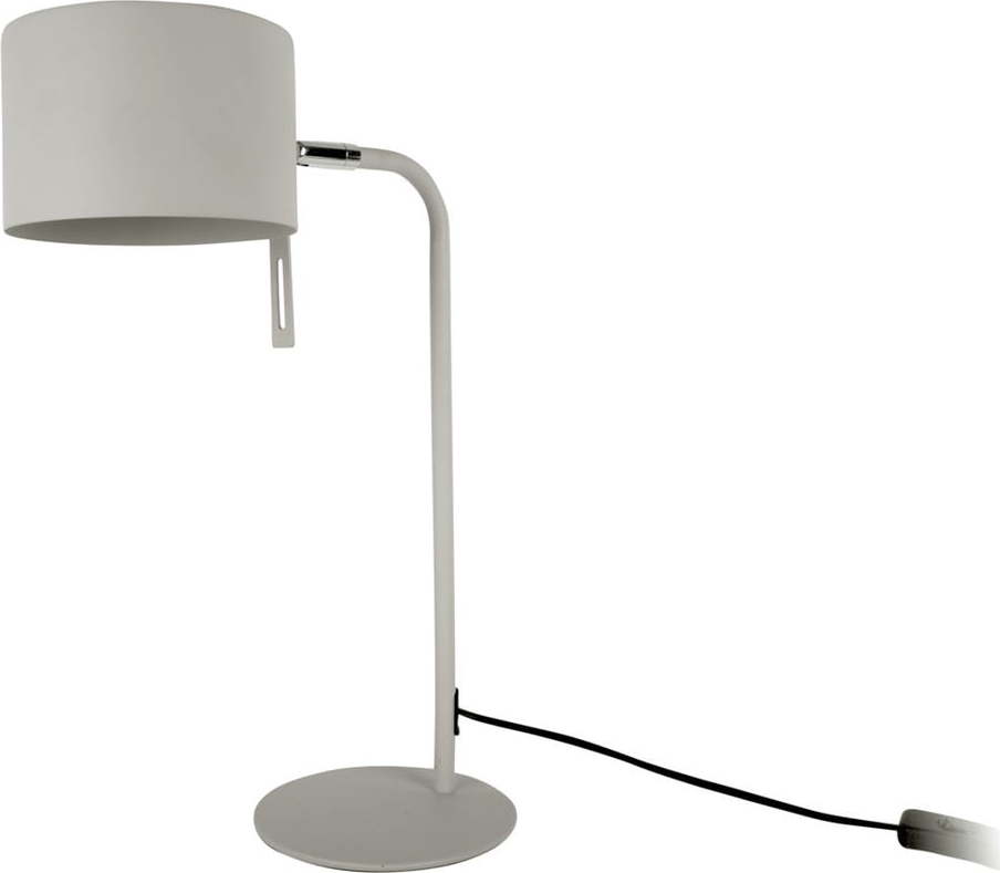 Šedá stolní lampa Leitmotiv Shell
