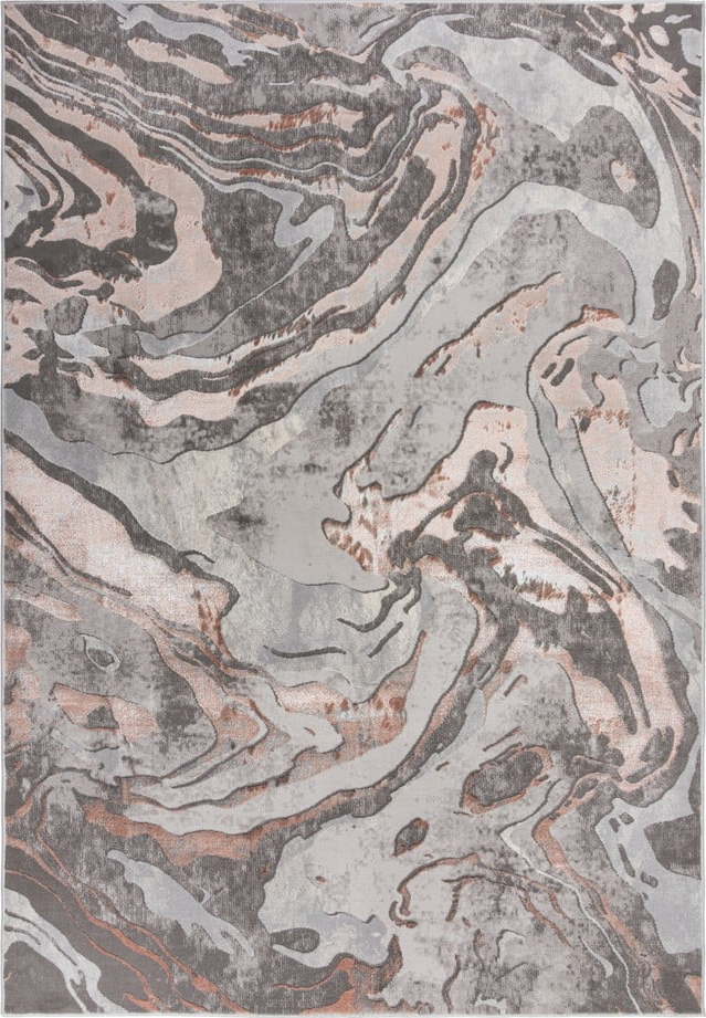 Šedo-béžový koberec Flair Rugs Marbled