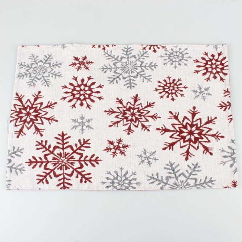 Šedo červené prostírání Dakls Winter