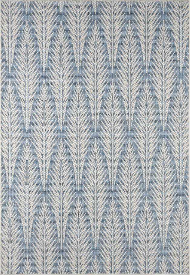 Šedomodrý venkovní koberec NORTHRUGS Pella