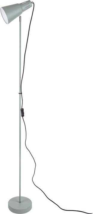 Šedozelená stojací lampa Leitmotiv Mini Cone
