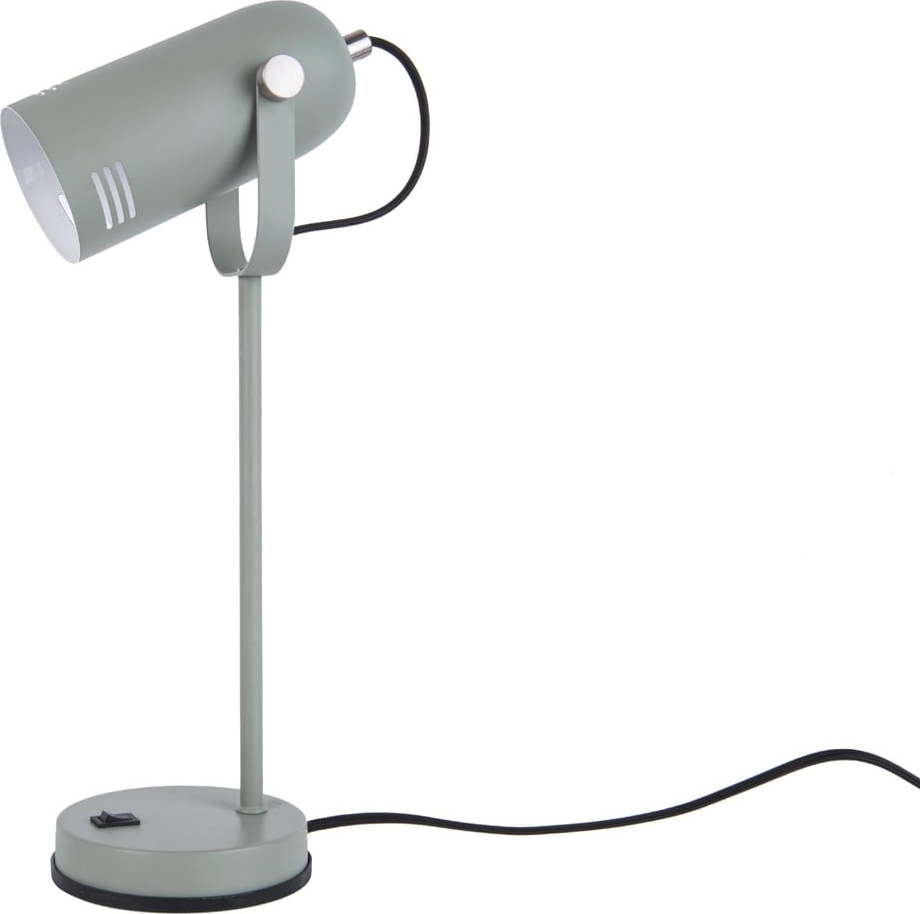 Šedozelená stolní lampa Leitmotiv Husk Leitmotiv