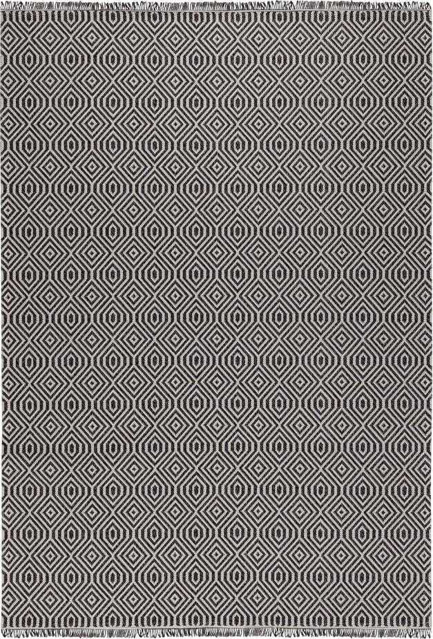 Šedý bavlněný koberec Oyo home Casa