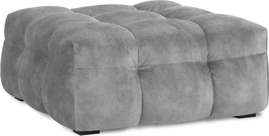 Šedý sametový puf Windsor & Co Sofas Vesta Windsor & Co Sofas