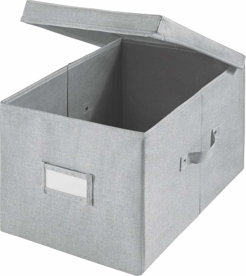 Šedý úložný box iDesign Codi