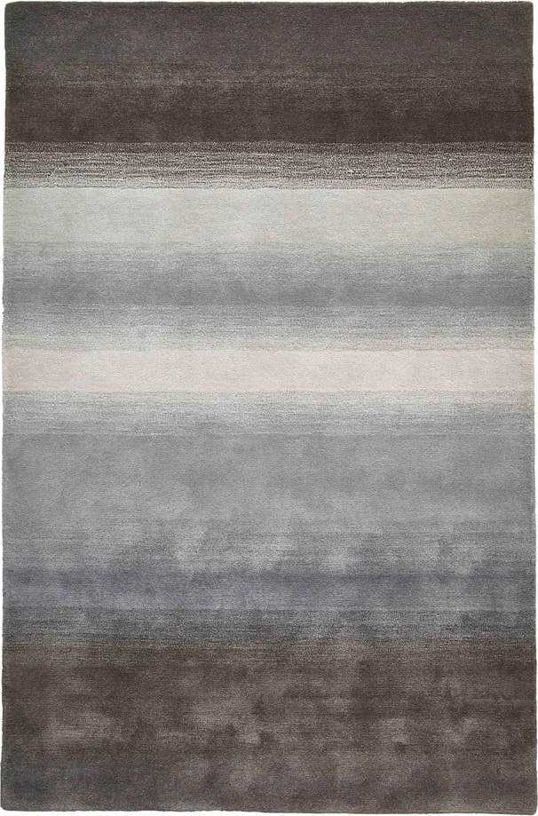 Šedý vlněný koberec 170x120 cm Elements - Think Rugs Think Rugs