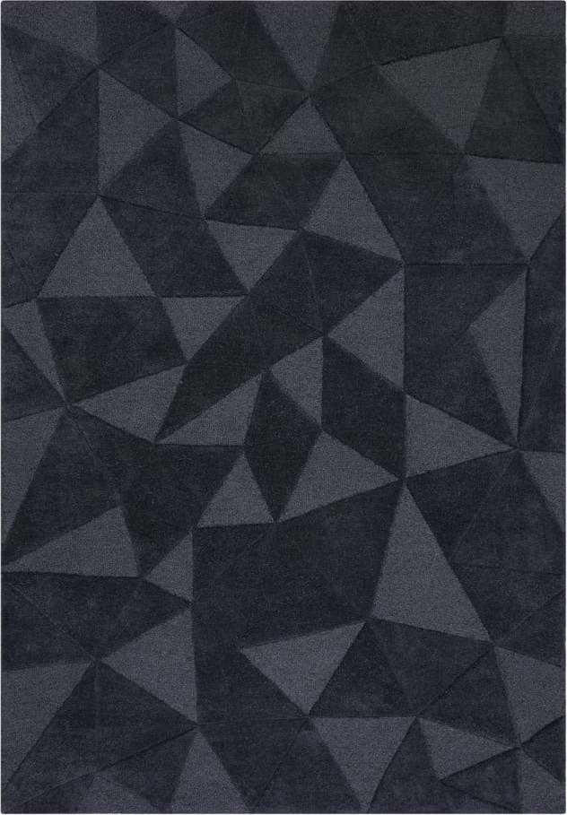 Šedý vlněný koberec 290x200 cm Shard - Flair Rugs Flair Rugs