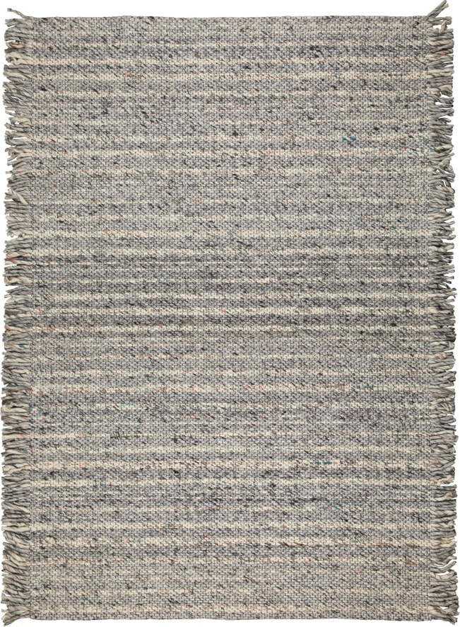 Šedý vlněný koberec Zuiver Frills