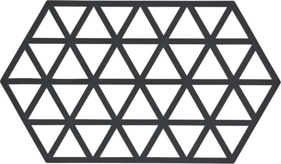 Silikonová podložka pod hrnec 24x14 cm Triangles - Zone Zone