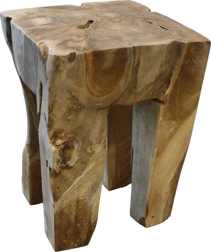 Stolička z neopracovaného teakového dřeva HSM collection Keta HSM collection