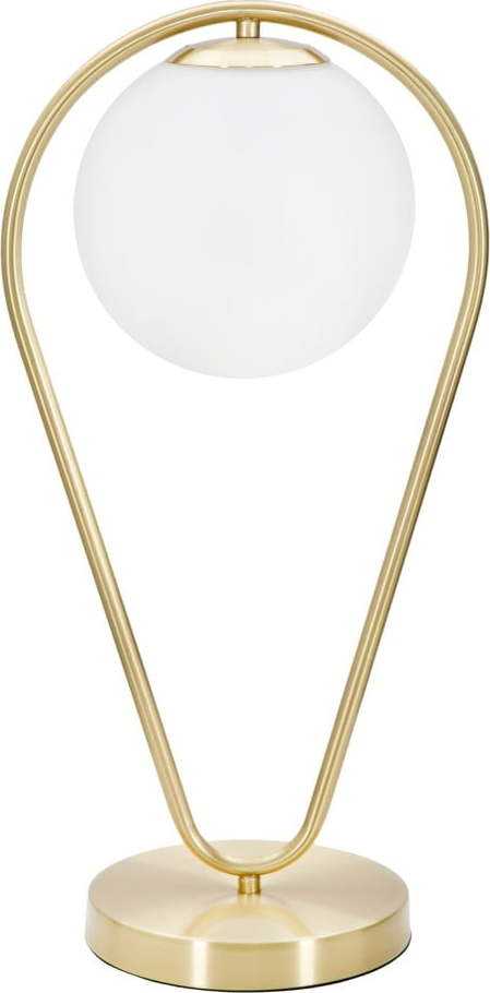Stolní lampa ve zlaté barvě Mauro Ferretti Glamy Drop Mauro Ferretti
