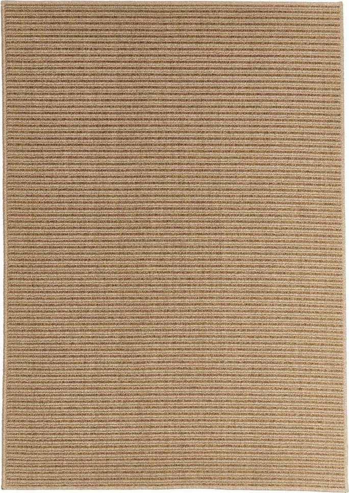 Světle hnědý venkovní koberec Floorita Plain