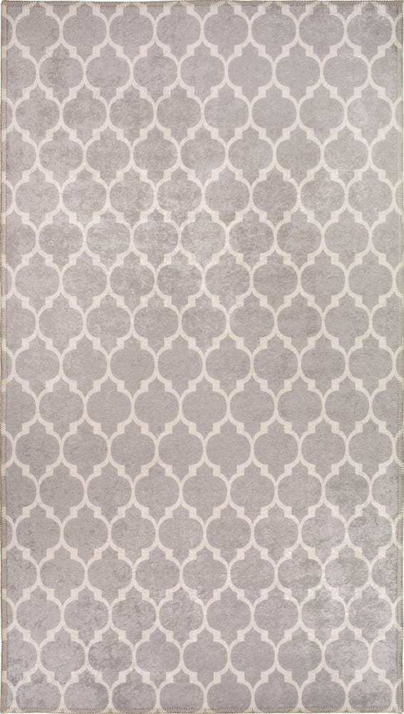 Světle šedo-krémový pratelný koberec 180x120 cm - Vitaus Vitaus