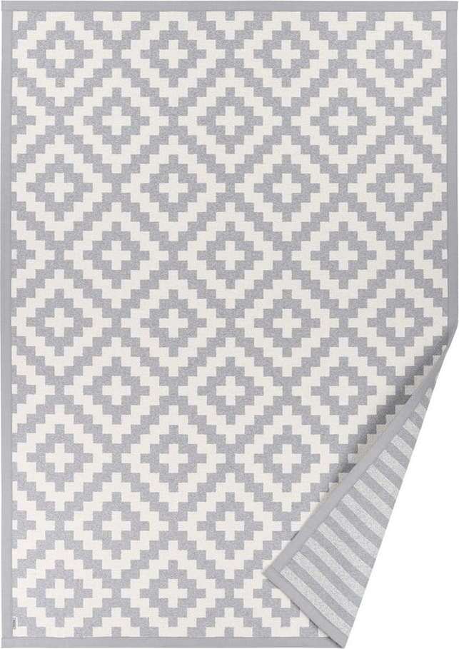 Světle šedý oboustranný koberec Narma Viki Silver