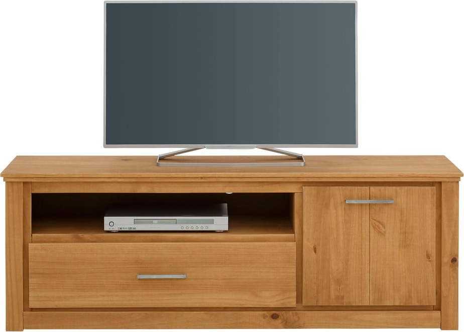 TV stolek z borovicového dřeva v přírodní barvě 160x55 cm Celia - Støraa Støraa