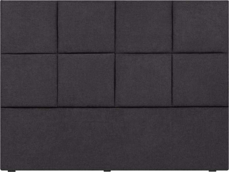 Tmavě šedé čelo postele Mazzini Sofas Barletta